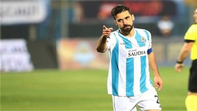 عبدالله السعيد يتقدم بالهدف الأول لبيراميدز في شباك المقاصة