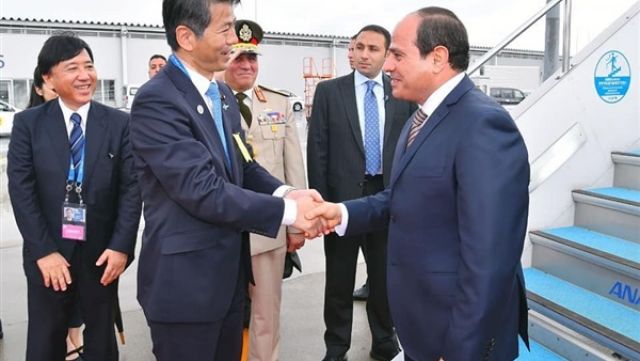 وصول الرئيس السيسي إلى اليابان للمشاركة في قمة العشرين..(صور)