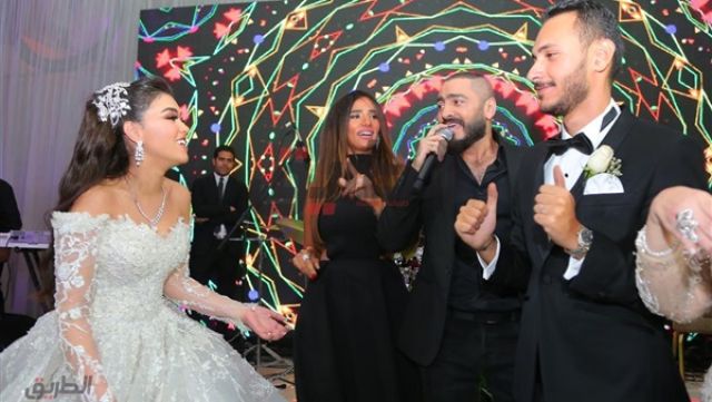 تامر حسني في حفل الزفاف