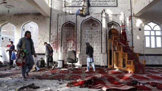 انفجار مسجد في افغانستان