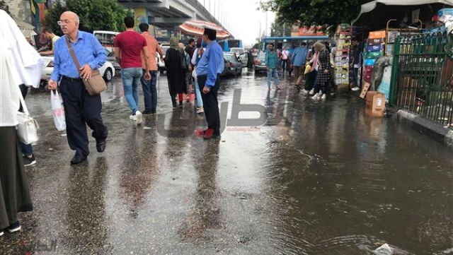 أمطار القاهرة يوم الثلاثاء الماضي- تصوير ديبو