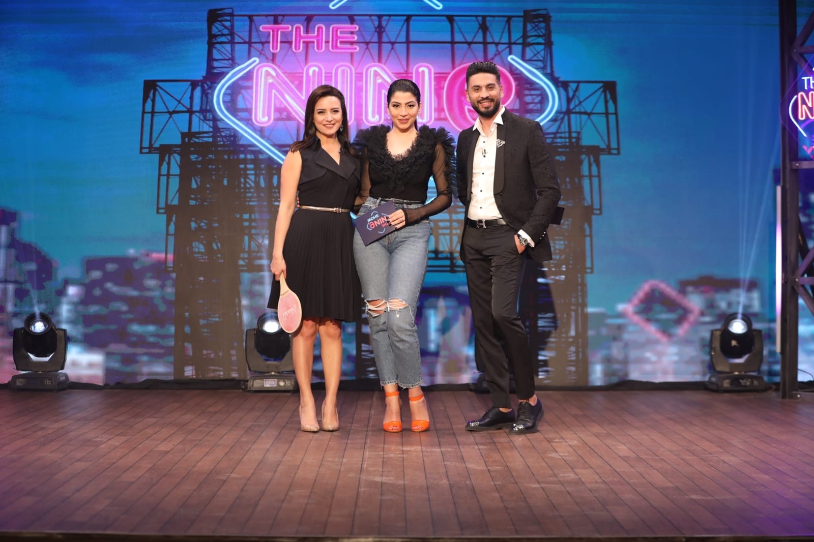 ريهام عبد الغفور برنامج the nine show