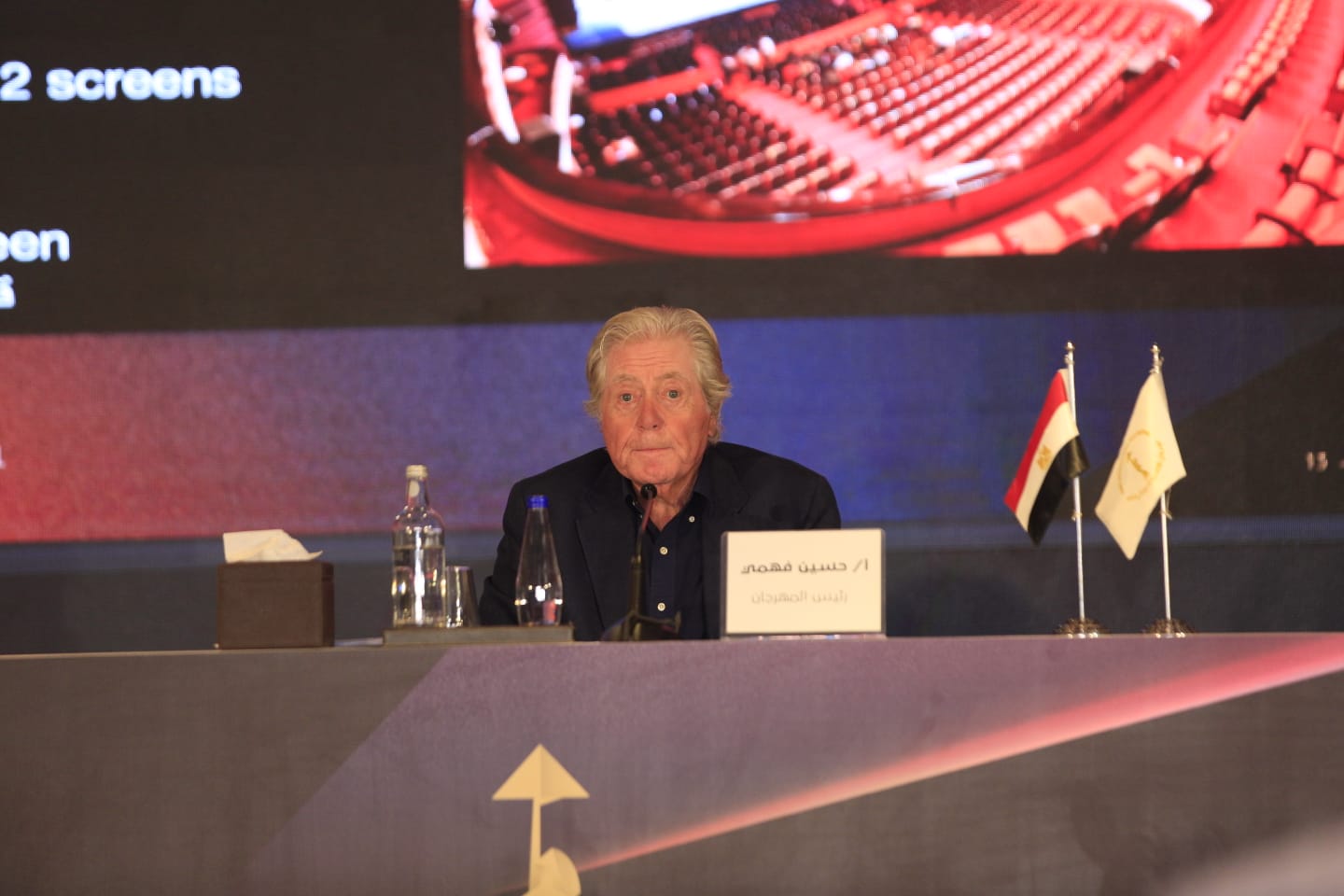 حسين فهمي رئيس مهرجان القاهرة السينمائي