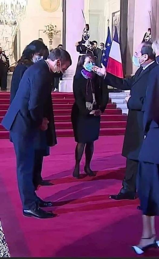 الرئيس السيسي في زيارة فرنسا الأخيرة منذ يومين
