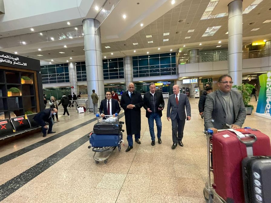 بعثة الأهلي تصل مطار القاهرة